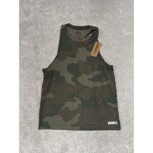 Camo Green and Black Tank Top
